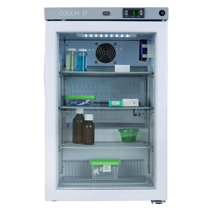 CoolMed Small Glass Door Refrigerator - 59 Litres - CMG59