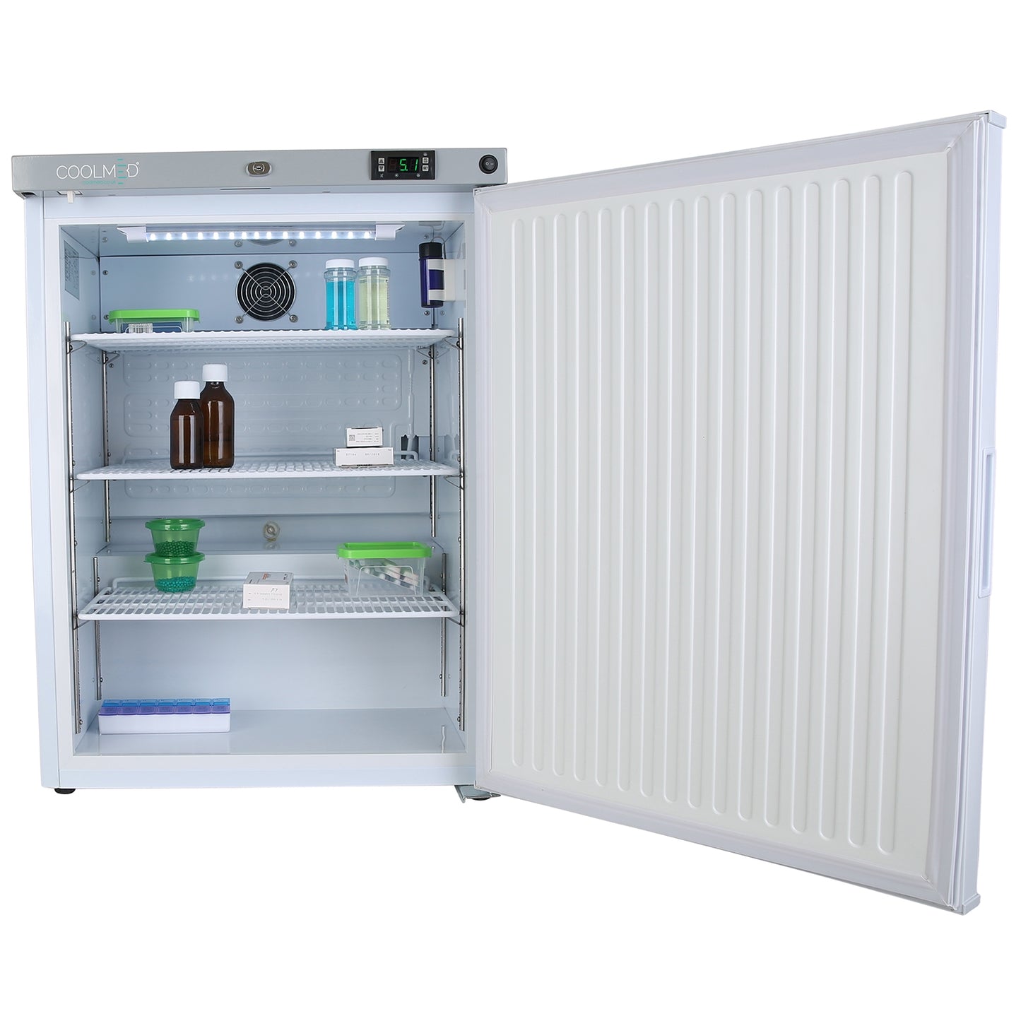 CoolMed Solid Door Refrigerator - 145 Litres - CMS125