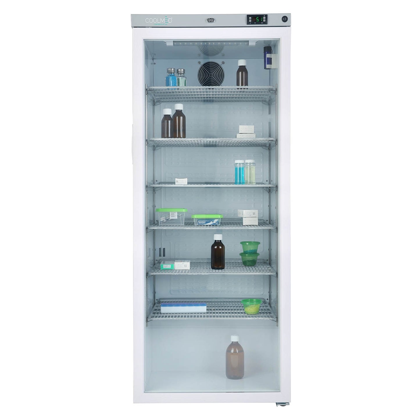 CoolMed Large Glass Door Refrigerator - 300 Litres - CMG300 - CoolMed
