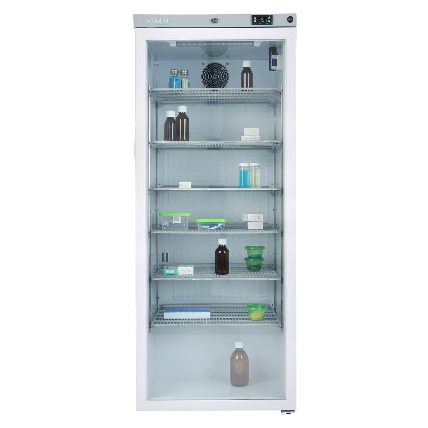 CoolMed Large Glass Door Refrigerator - 300 Litres - CMG300 - CoolMed
