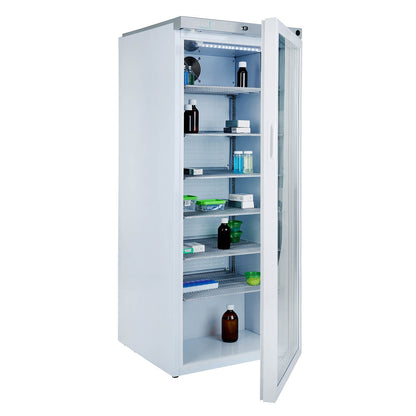 CoolMed Large Glass Door Refrigerator - 300 Litres - CMG300