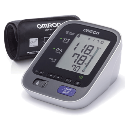 Omron Automatic Upper Arm Blood Pressure Monitor M7 Intelli IT - Omron