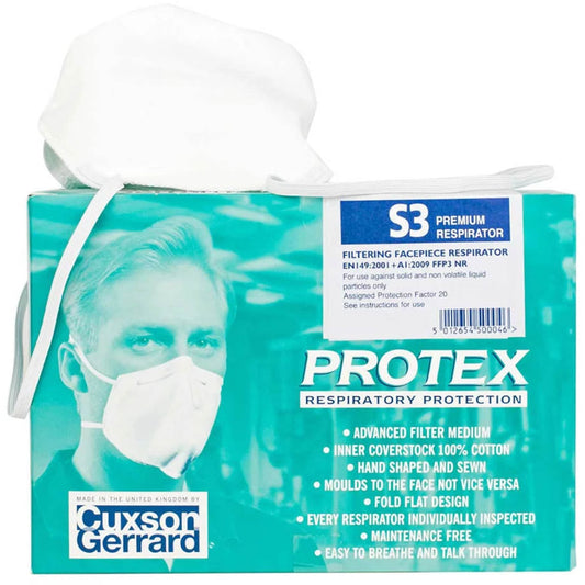 Pack of 20 Protex S3 Respiratory Masks - Discontinued