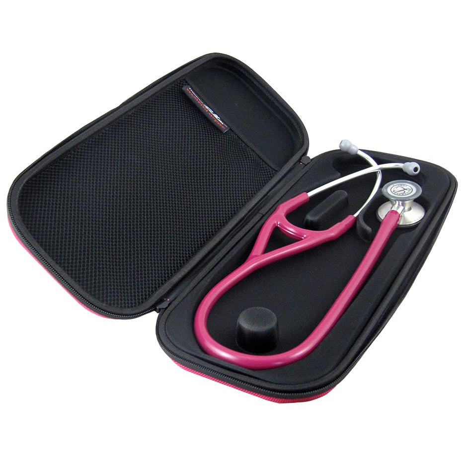 Medisave Ballistics Premium Cardiology Stethoscope Case - Hot Pink