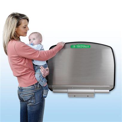 Stainless Steel Wall Mounted Baby Changing Unit - Magrini