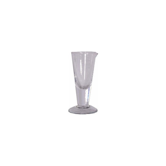 Government Stamped Glass Conical Measure - 50ml - Single - Denward