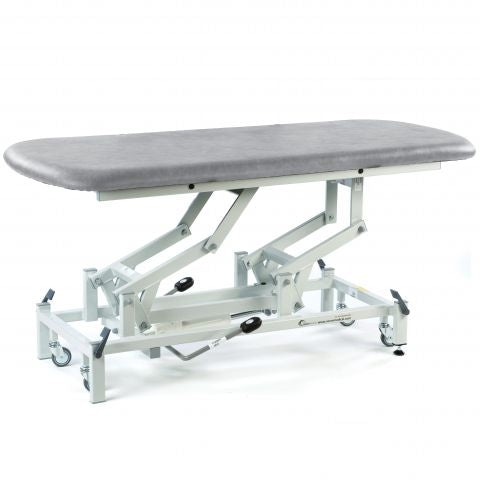Therapy Hygiene Table, Hydraulic, Retractable Wheels - 152 x 65cm - 