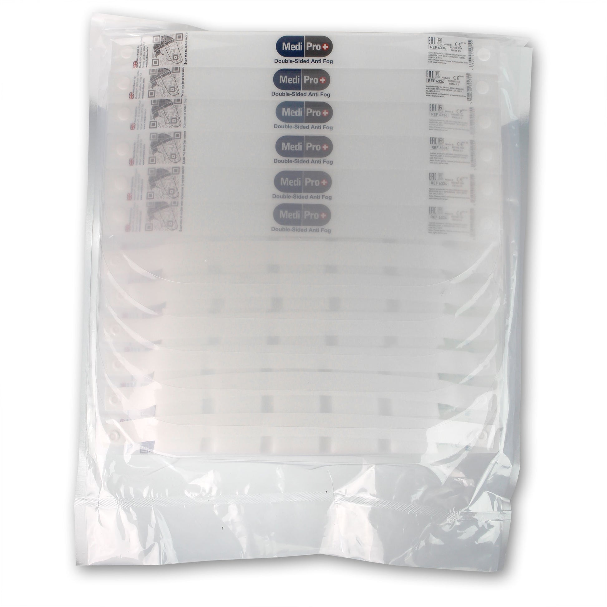 Face Shield Visor - Pack of 12 Visors - [EN166 - CAT II] - MediPro