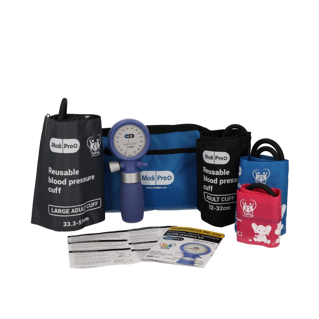 Aneroid Sphygmomanometer With Adult & Child Cuffs