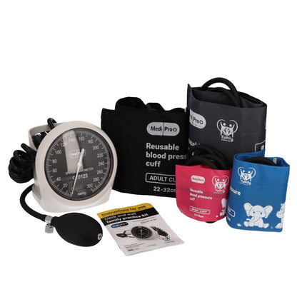 Sphygmomanometer With Adult & Child Cuffs - Desk And Wall