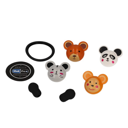 Paediatric Stethoscope With Clip-on Animal Faces