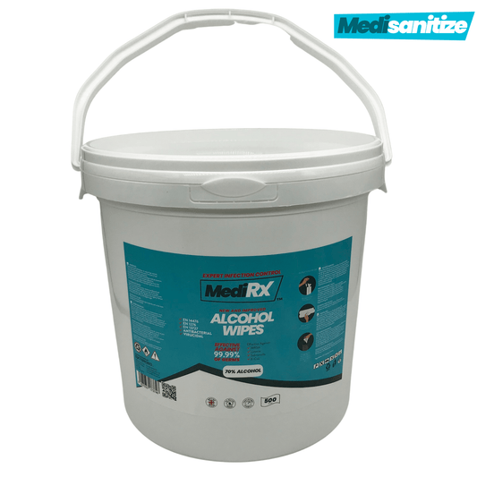 Medisanitize Isopropyl 70% Alcohol Surface Wipes (500 Wipes) - Medisanitize