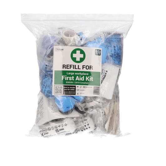 BS8599-1:2019 Workplace First Aid Kit - Large Kit Refill
