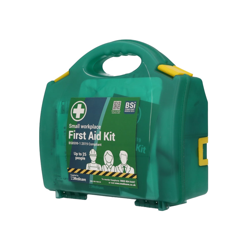 Workplace First Aid Kit - BS8599-1:2019 - Small – Medisave UK