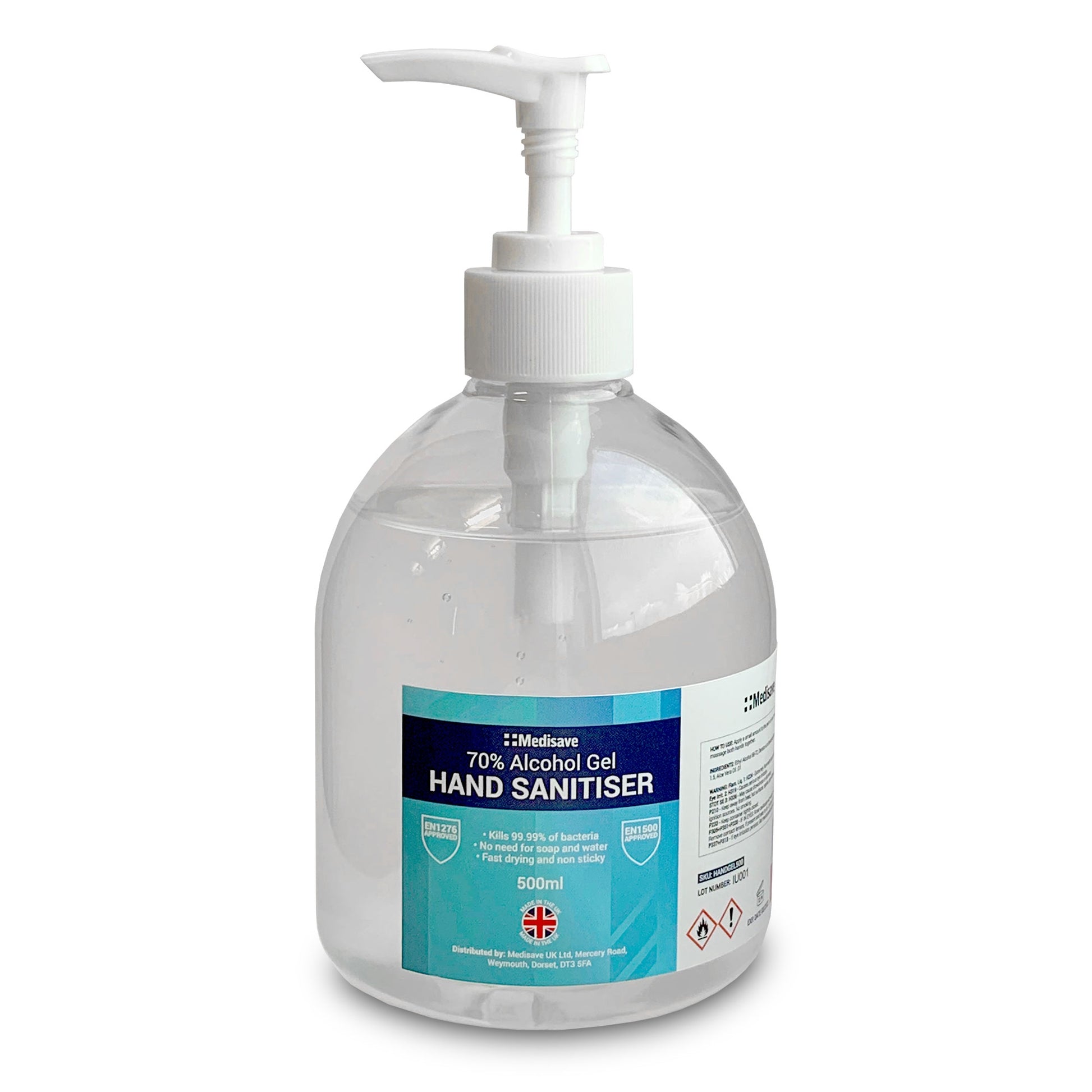 MediPro 70% Alcohol Hand Sanitiser 500ml With Pump - MediPro