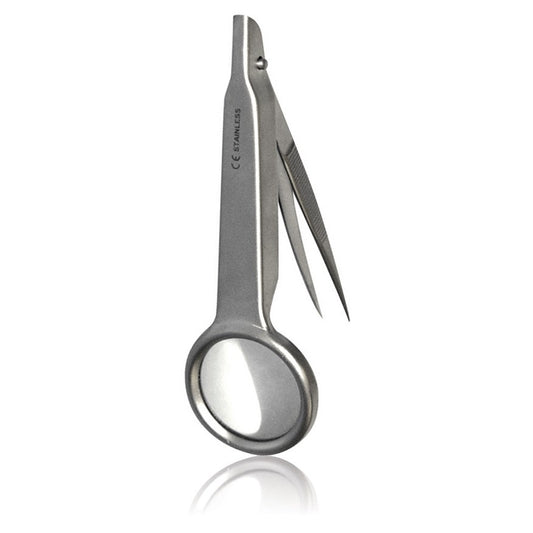 Splinter Forceps With Magnifying Glass - 