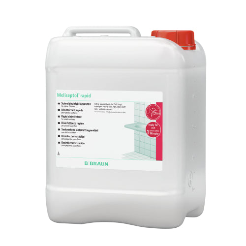 Meliseptol Rapid Surface Cleaner 5LT Canister - BBraun