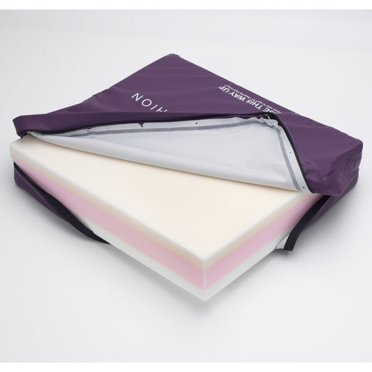 Memaflex Cushion Statseat (43x43x7.6cm) with Mullberry Cover - Drive Medical