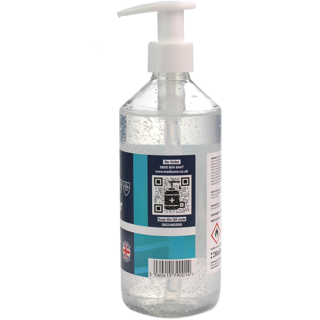 MediPro 70% Alcohol Hand Sanitiser 500ml With Pump – Medisave UK