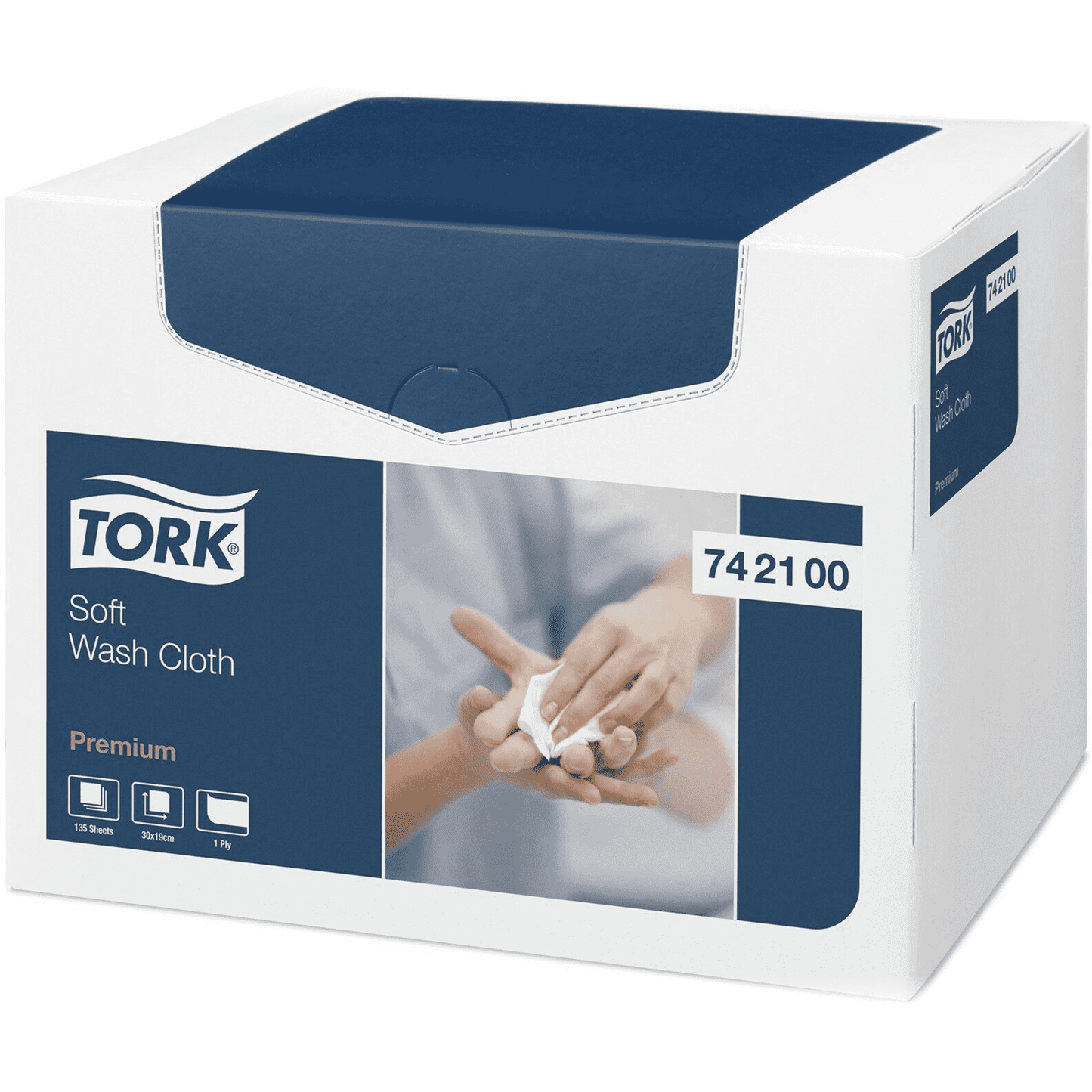 Tork Premium Soft Washcloth 1-ply / Extra Soft Wipes