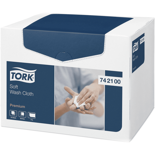 Tork Premium Soft Washcloth 1-ply / Extra Soft Wipes - Tork