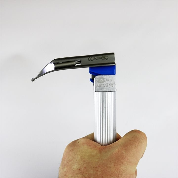 Metal Max+ Combi™ Laryngoscope Blade and Paediatric Handle - CardiffPRO 00 (Pack of 10) - ProAct