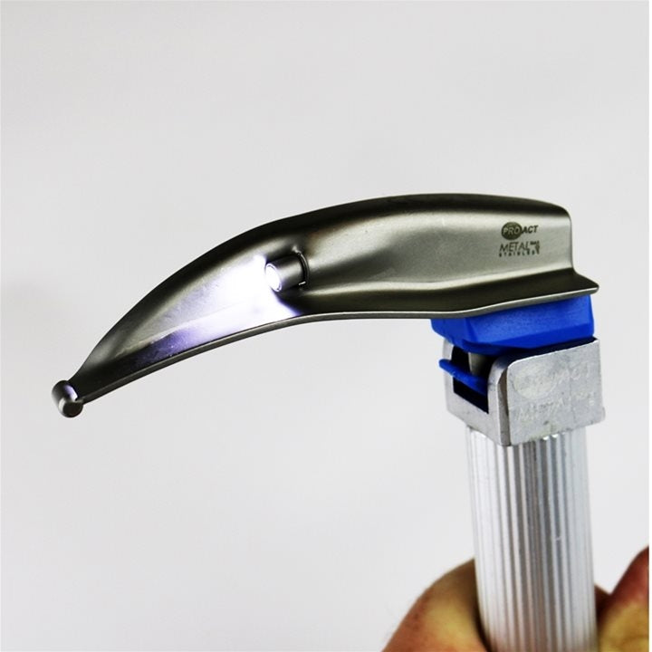 Metal Max+ Combi™ Laryngoscope Blade and Paediatric Handle - MAC 1 (Pack of 10) - ProAct
