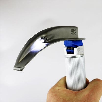 Metal Max+ Combi™ Laryngoscope Blade and Adult Handle - MAC 3 (Pack of 10) - ProAct