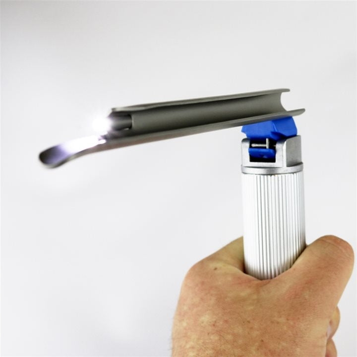 Metal Max+ Combi™ Laryngoscope Blade and Adult Handle - Miller 4 (Pack of 10) - ProAct