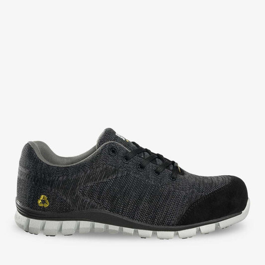 Morris Unisex Safety Trainer Black and Grey