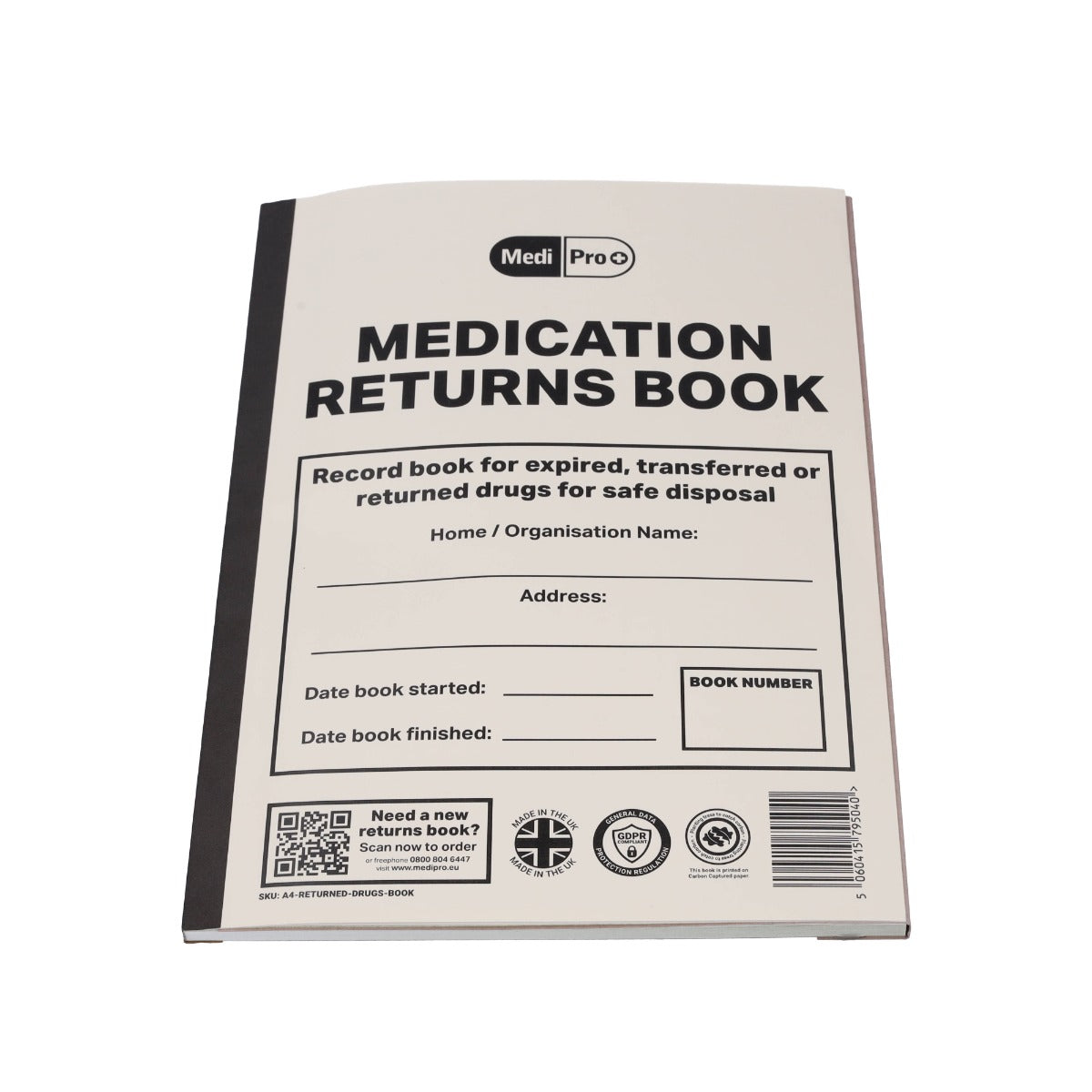Medication Returns Book – Medisave UK
