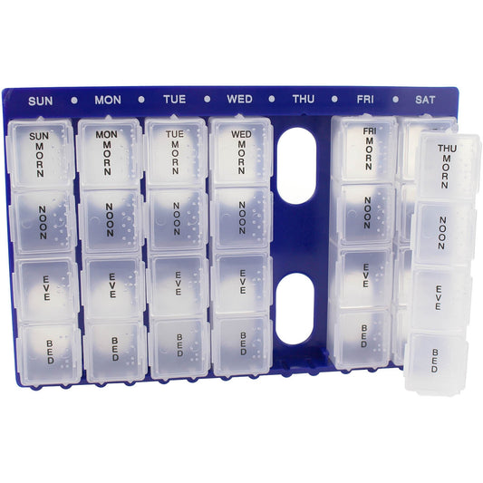 Pill Organiser 28 Comp Tray Weekly