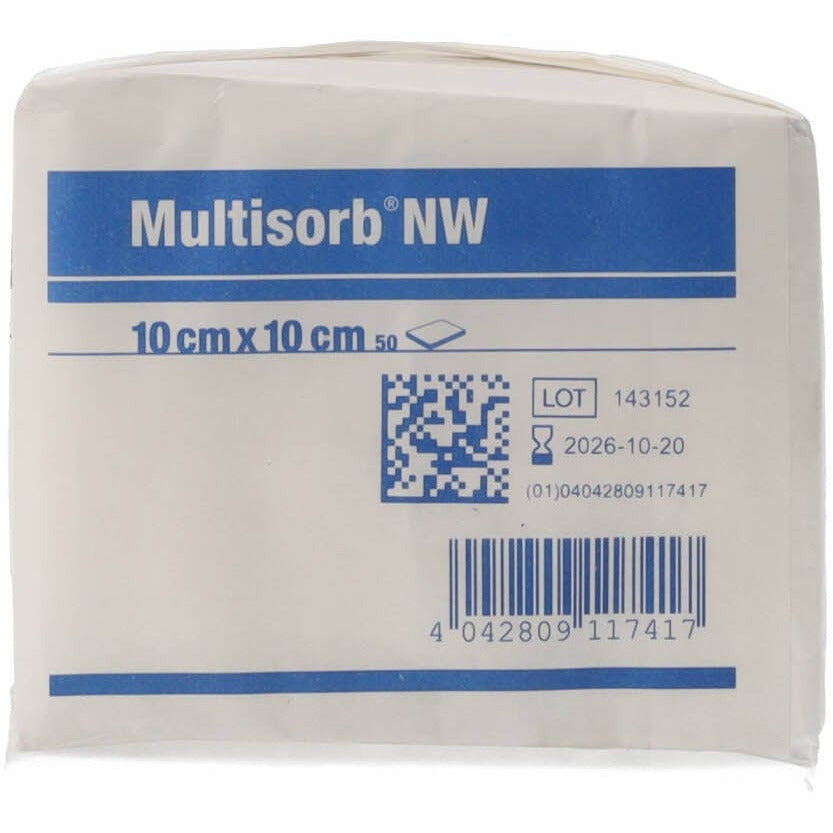 Multisorb Camo Example Multisorb Non-Sterile Non-Woven Swab 10cm x 10cm - 6ply Pack of 50 x 5 ...