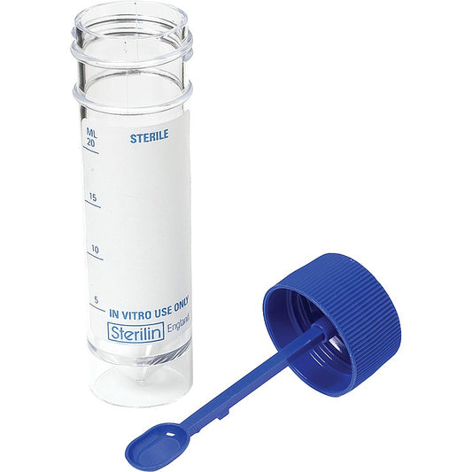 Specimen Pot with Spoon - Box of 100 - Discontinued