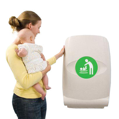 Magrini Vertical Wall Mounted Baby Change Unit - 