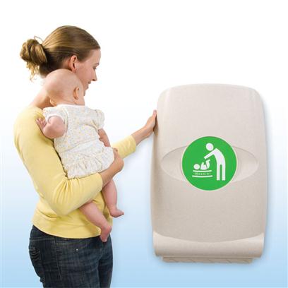 Magrini Vertical Wall Mounted Baby Change Unit - 