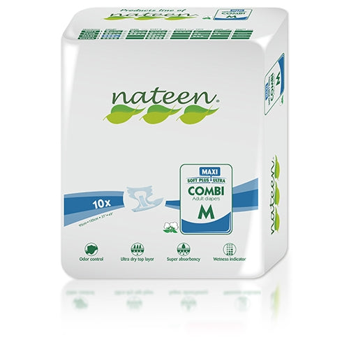 Nateen All-In-One Maxi Night Time (3050ml) x 10 Pack - Medium Maxi