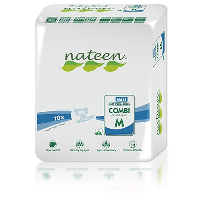 Nateen All-In-One Maxi Night Time (3050ml) x 10 Pack - Medium Maxi - Tender