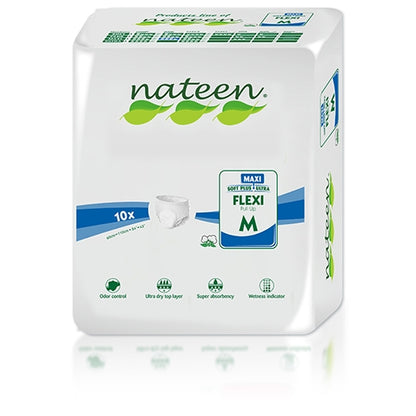 Nateen Pull Up Pants Maxi Night Time (3050ml) x 10 Pack - Medium