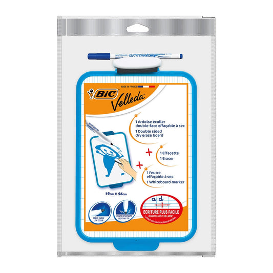 Bic Velleda Drywipe Board Blue 190x260mm - Vow
