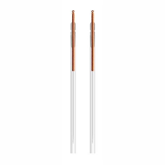 C-type copper acupunture needles 0.30x40mm in a guide tube