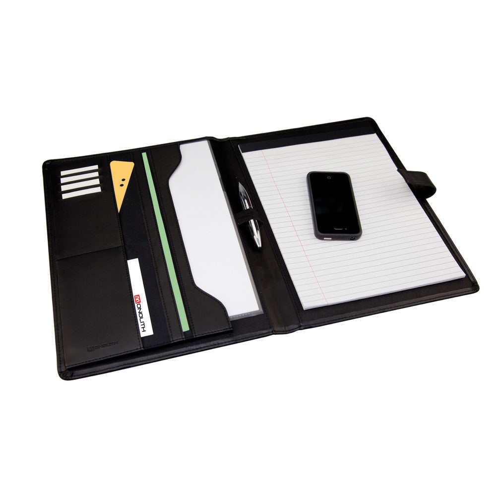 Monolith Leather Look Conference Folder/Pad 2900