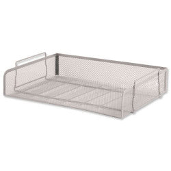 Select Mesh Side Load Letter Tray Silver - Selected