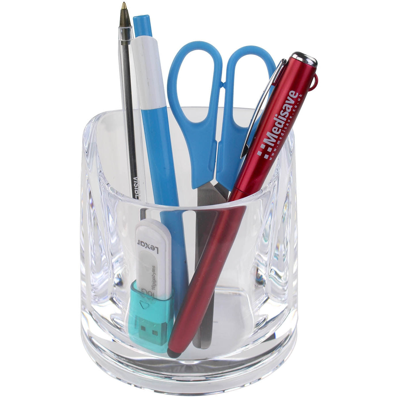 Rexel Nimbus Acrylic Pencil Cup Clr