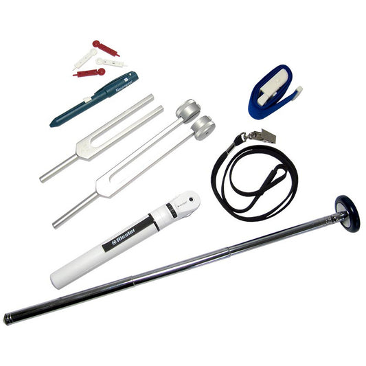 Neurology Bundle Kit with White Ophthalmoscope - 