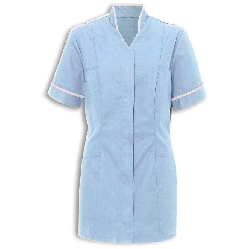 Women's Tunic with Mandarin Collar - 