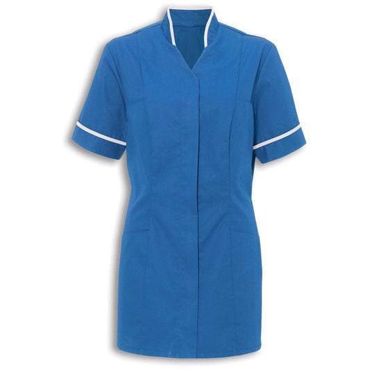 Women's Tunic with Mandarin Collar - 