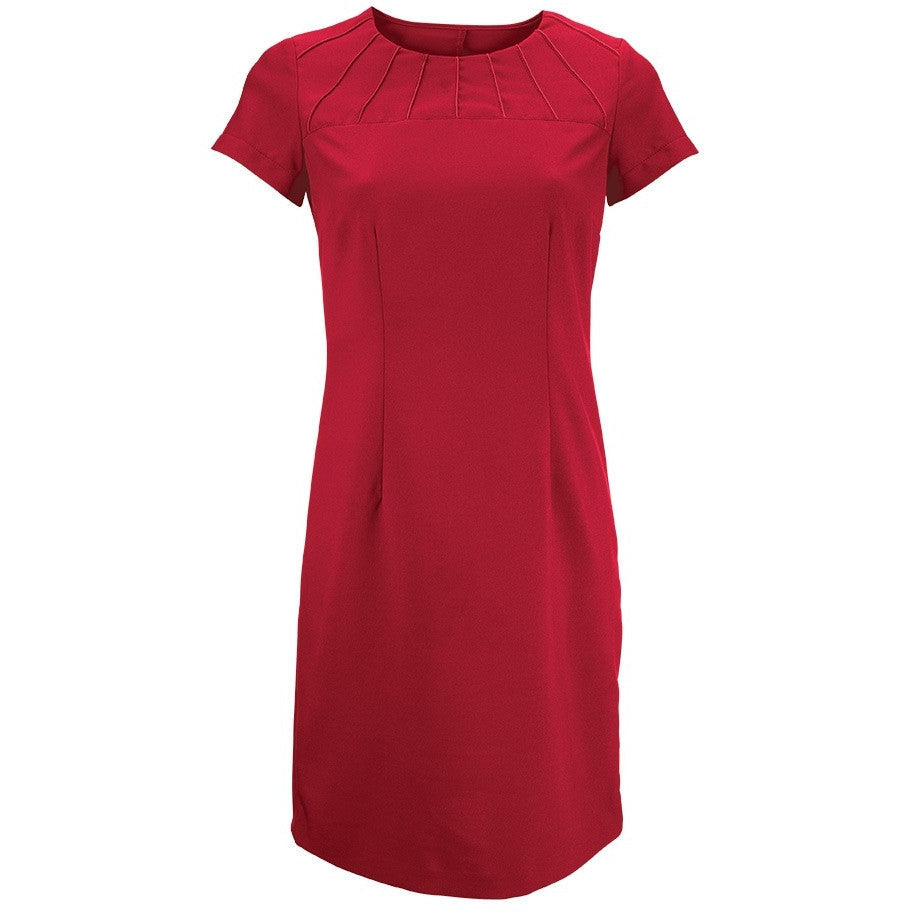 Satin Trim Dress - 