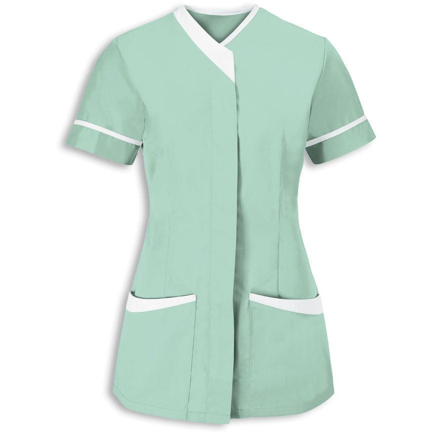 Women's Contrast Trim Tunic Top - 