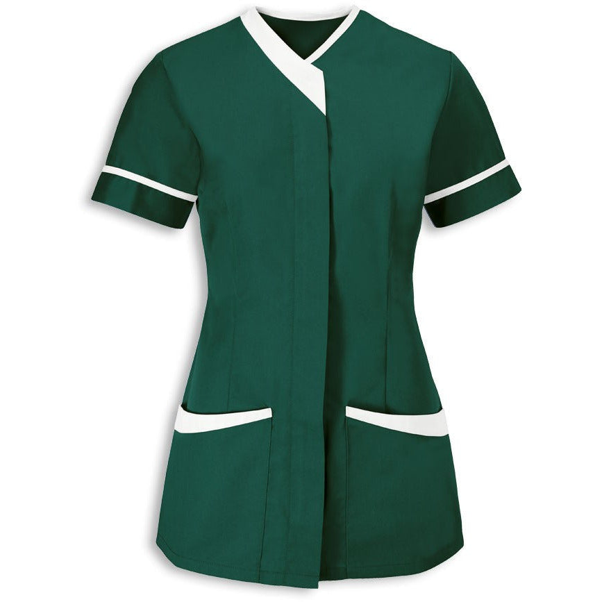 Women's Contrast Trim Tunic Top - 